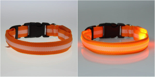 8 Color LED Pet Collar Flashing Light
