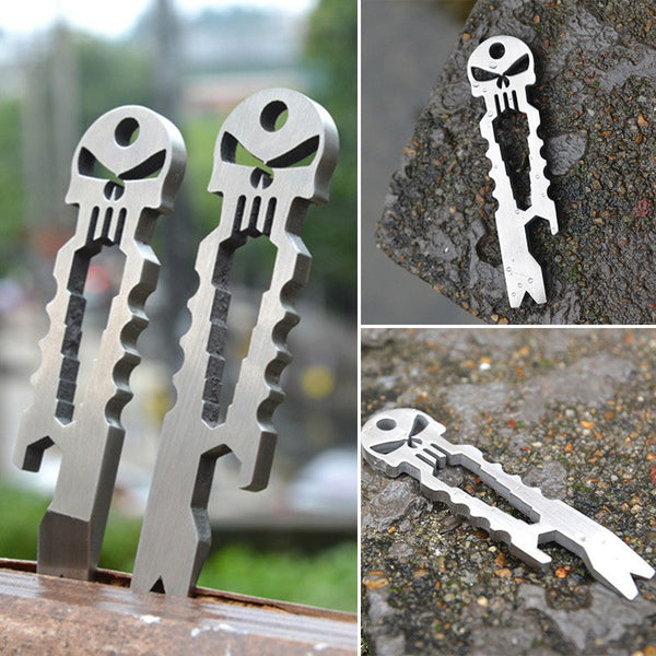 Amazing Outdoor Skull Survival Pocket Tool