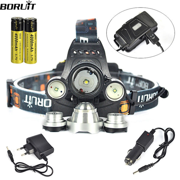 Boruit RJ-5000 4 Mode LED Headlight