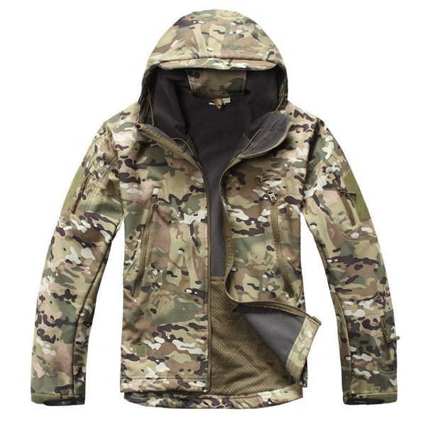 CAMOUFLAGE MEN SPECIAL OUTDOOR WATERPROOF JACKET