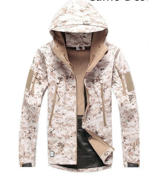 CAMOUFLAGE MEN SPECIAL OUTDOOR WATERPROOF JACKET