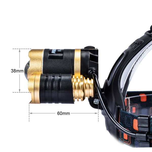 2016 Best 3000 Lumen Zoomable Led Headlight Lamp-Gold Series